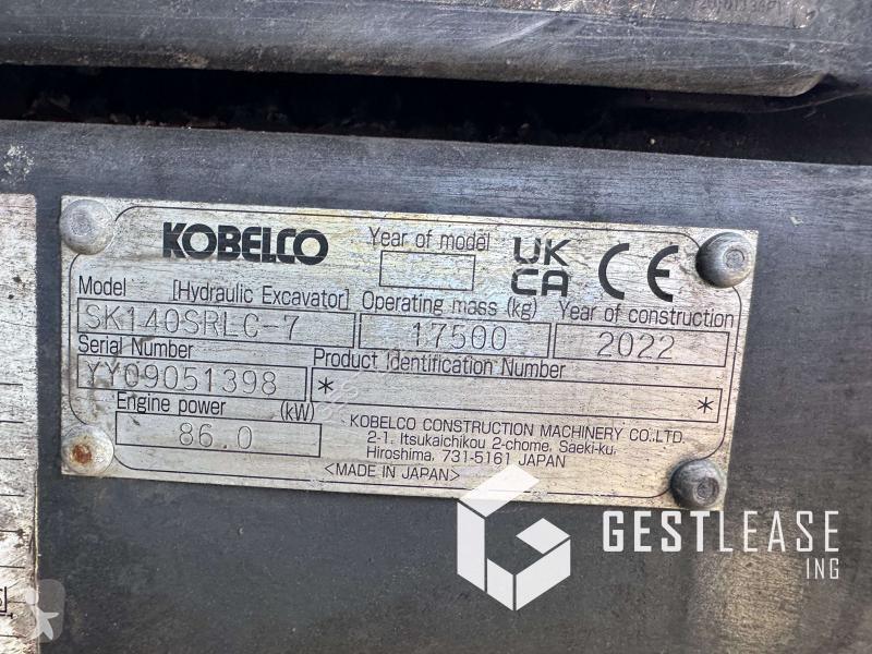 Escavadora Kobelco  SK140