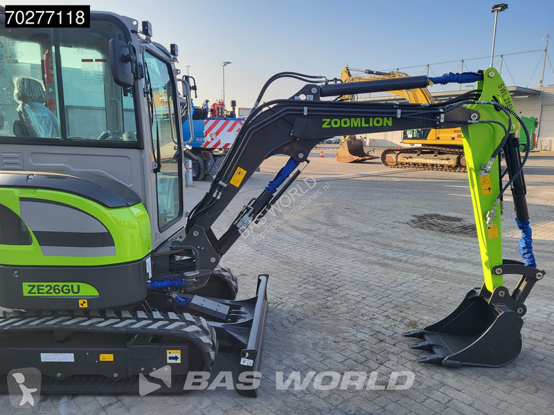 Escavadora Zoomlion ZE26 GU A/C - CE CERTIFIED