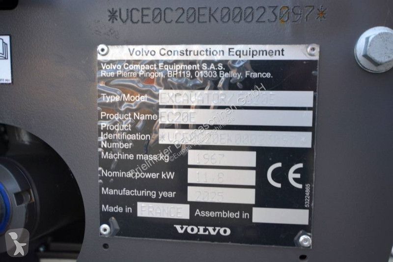 Graafmachine Volvo EC 20 E