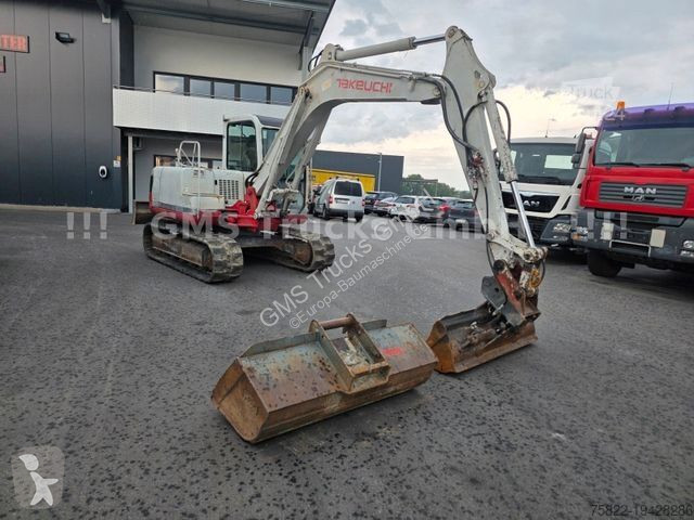 Escavadora Takeuchi / 7,5ton / SW MS08 / 2 Löffel