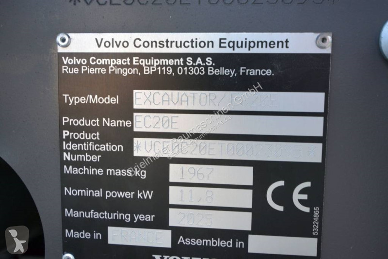 Escavadora Volvo EC 20 E