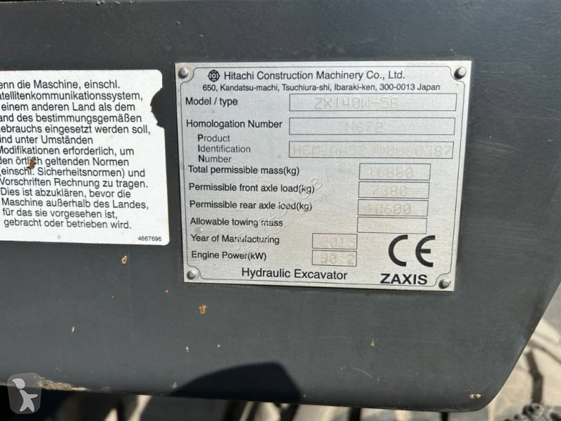 Escavatore Hitachi 140 W-5B