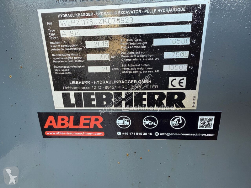 Excavator Liebherr A314