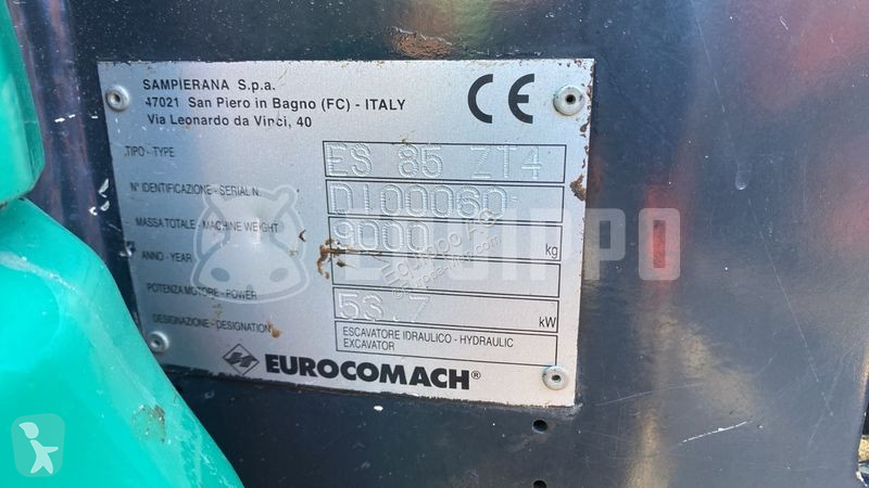 Rýpadlo Eurocomach Es 85 Zt with 3 buckets