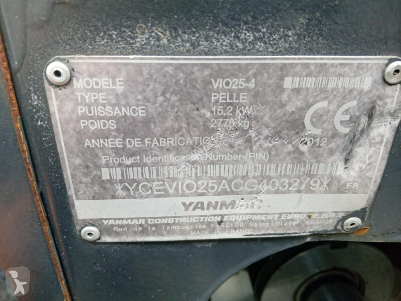 Skovl Yanmar 4 ViO25