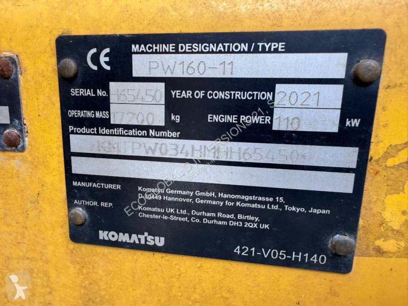Rýpadlo Komatsu PW160-11
