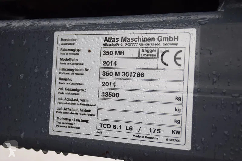 Skovl Atlas 350 MH Material handling