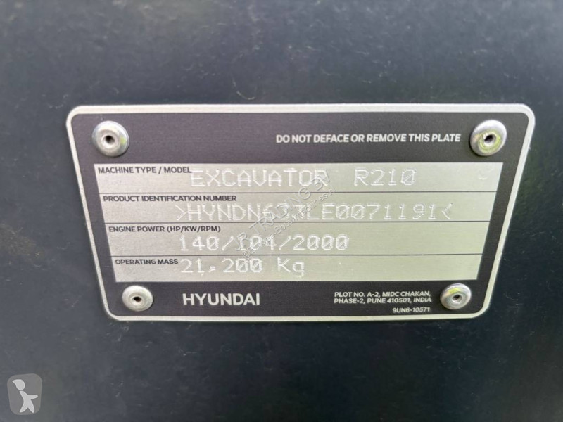 Rýpadlo Hyundai R 210 (New / Non CE Certified)