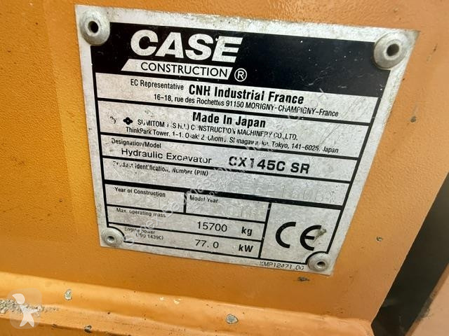 Rýpadlo Case CX145C SR