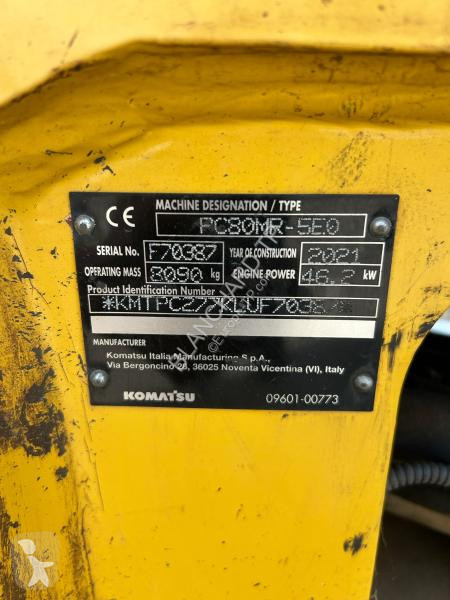 Rýpadlo Komatsu  PC80MR-5