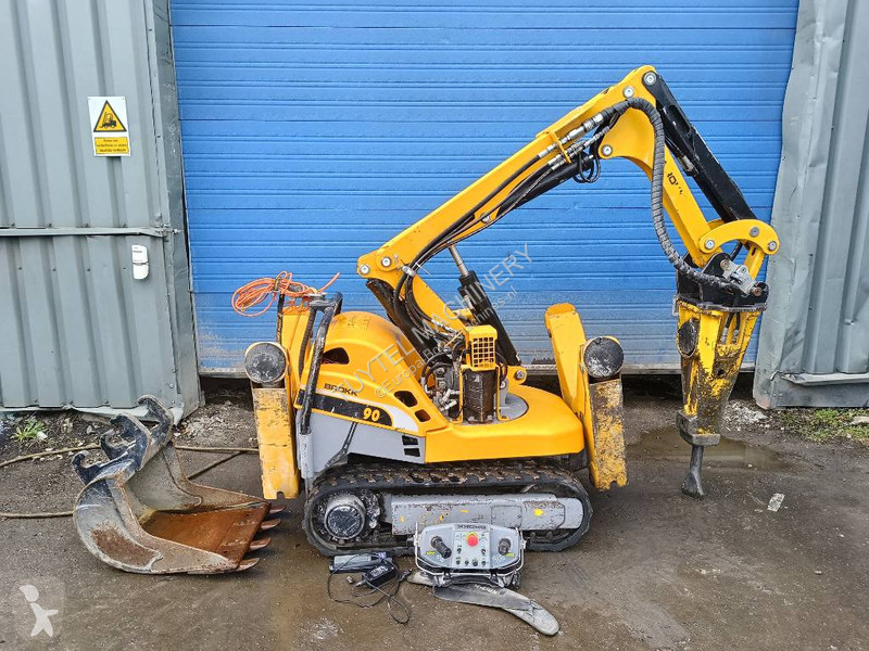 جرافة Brokk 90 husqvarna robot remote excavator...
