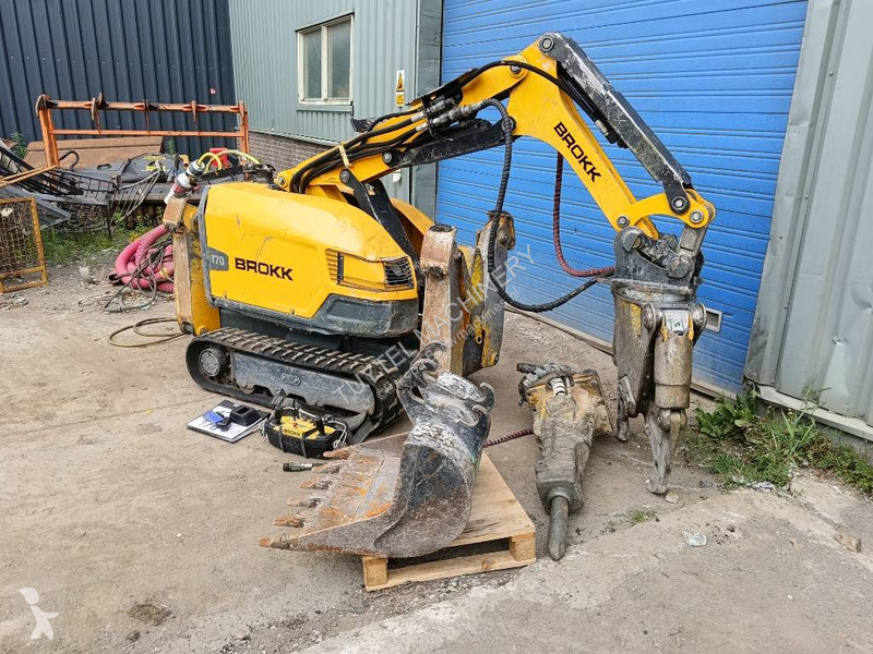 Skovl Brokk 170 demolition robot remote radio...