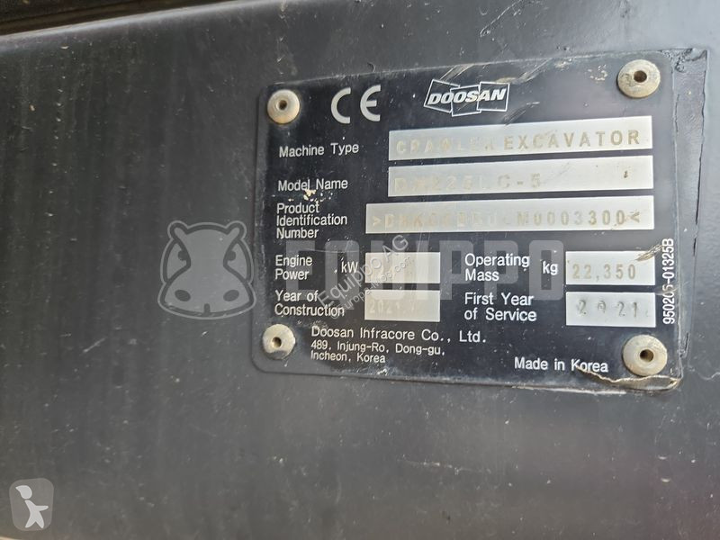 Rýpadlo Doosan 5