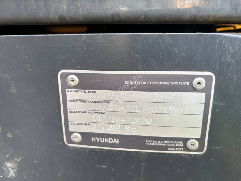 Rýpadlo Hyundai R 210 L (New / Non-CE)