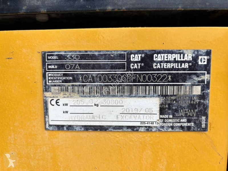 جرافة Caterpillar 330 (Narrow 2.99m)