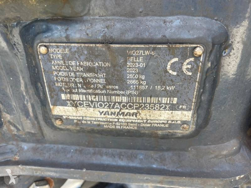 Pelle Yanmar VIO 27