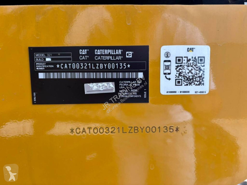 Rýpadlo Caterpillar 321 (New / Non CE + EPA)