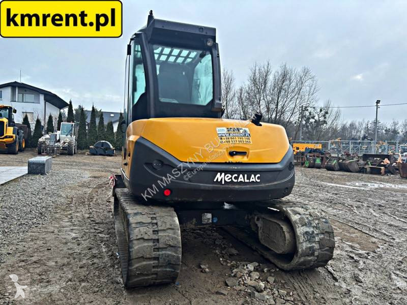 Excavadora Mecalac 8 MCR MINI-KOPARKA. 2018R