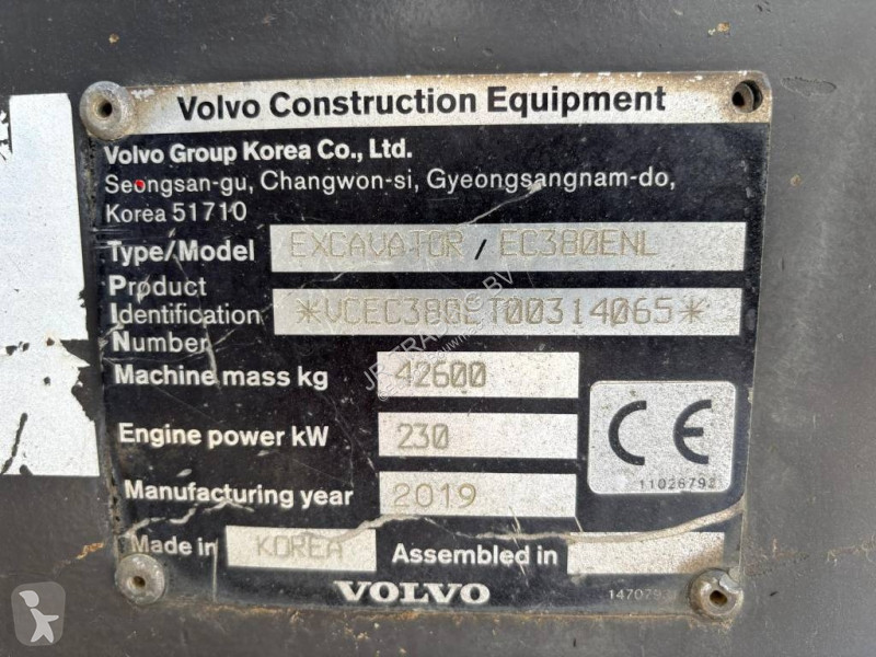 Graafmachine Volvo EC 380 EN L