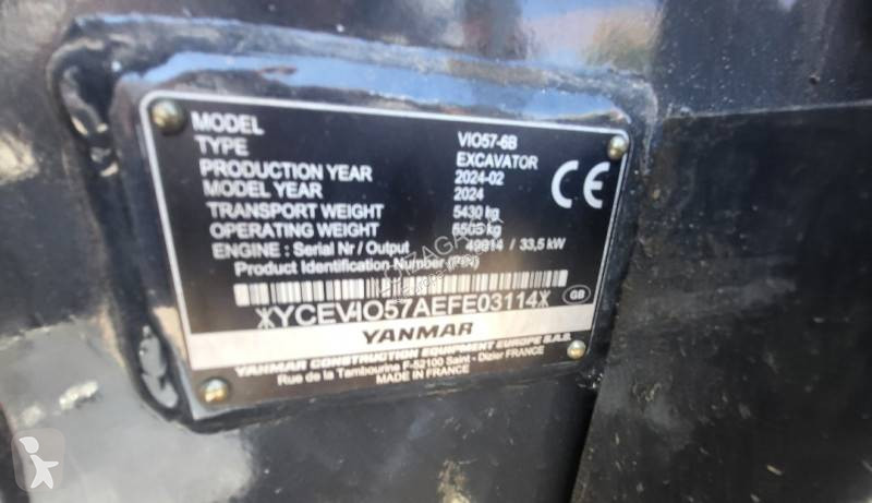 Graafmachine Yanmar VIO-57-6B