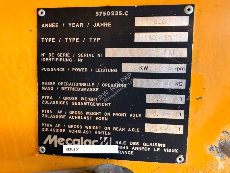 Mecalac  excavator