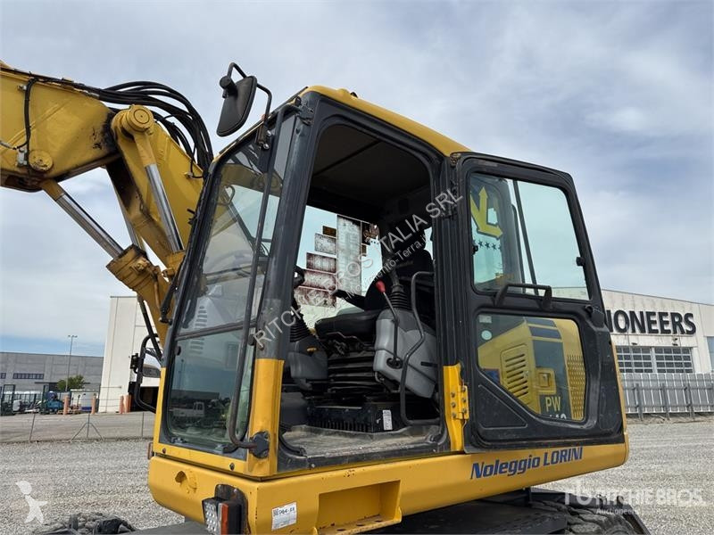 Escavadora Komatsu Wheel Excavator