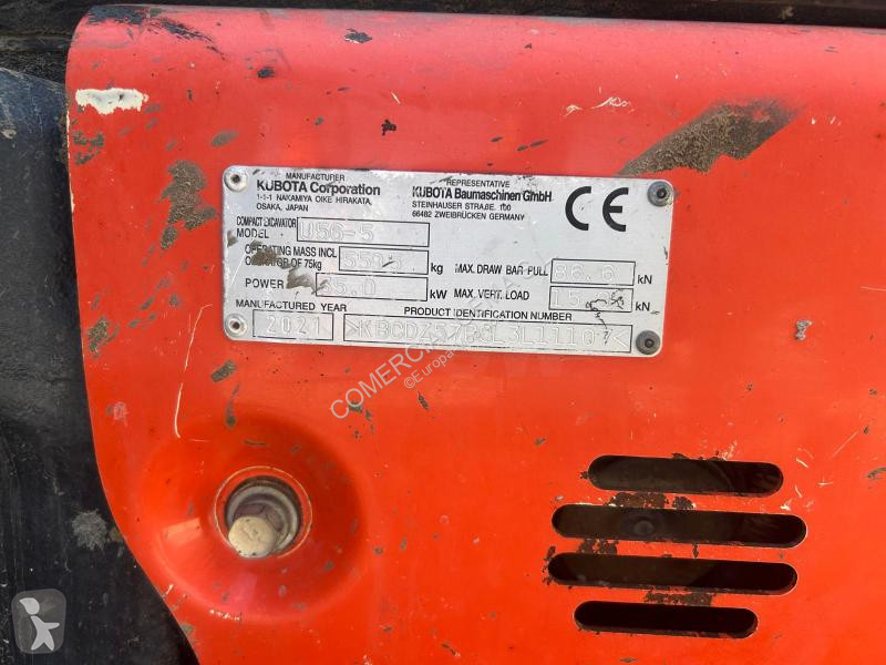 Excavator Kubota  U56-5