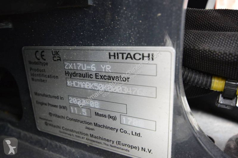 Graafmachine Hitachi ZX 17 U-6