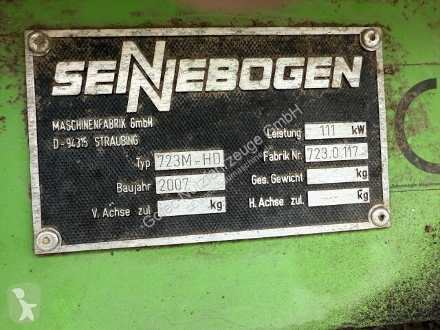 Excavadora Sennebogen 723M-HD / Umschlagbagger...