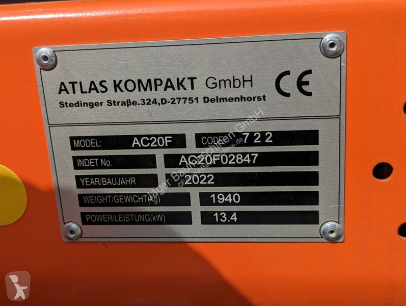 Lopatový nakládač Atlas AC 20 Bagger,...