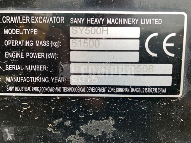 Escavatore Sany SY500H with long-reach...