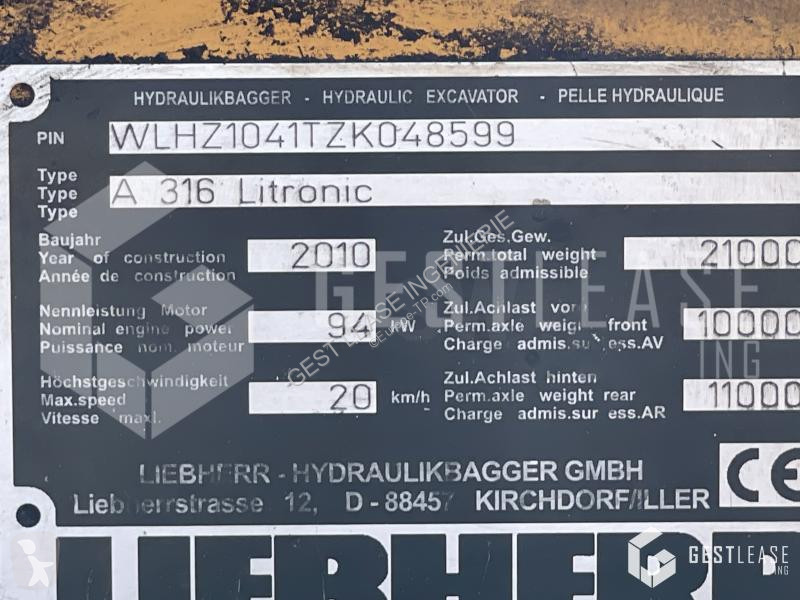 Escavadora Liebherr