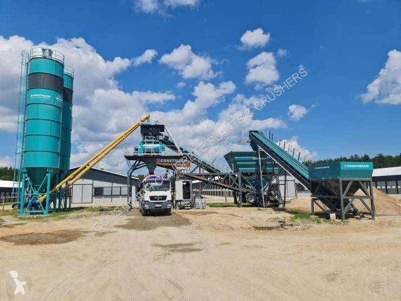 Beton Constmach 100 m³/h Mobile Concrete...