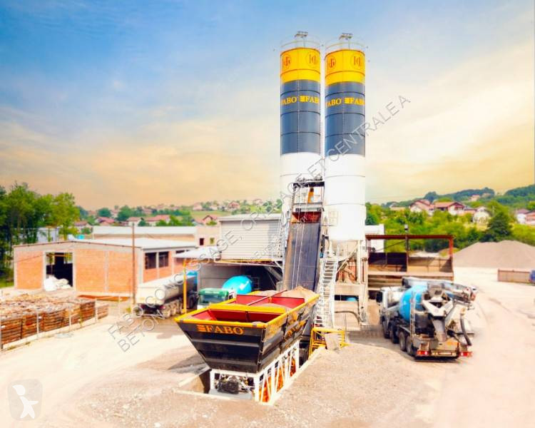 اسمنت Fabo 60 m³/h Compact Concrete Batching...