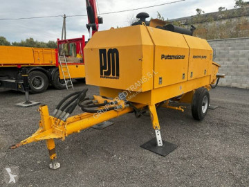 Putzmeister concrete pump truck concrete