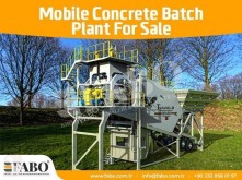 Fabo Betonmischanlage 60m3/h CENTRALE A BETON MOBILE DE NOUVEAU GENERATION