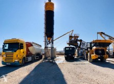 Hormigón planta de hormigón Fabo TURBOMIX 90 MOBILE READYMIX BATCHING PLANT FOR SALE