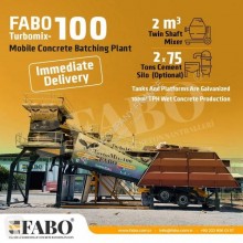 Fabo PRET EN STOCK CENTRALE A BETON MOBILE 100 M3/H betoncenter ny