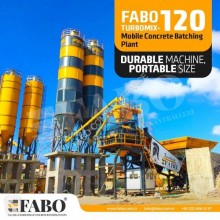 Betoniera Fabo TURBOMIX - 120 CENTRALE A BETON MOBILE CERTIFICAT CE** staţie de beton noua