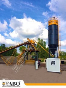 Fabo 75m3/h STATIONARY CONCRETE MIXING PLANT neue Betonmischanlage