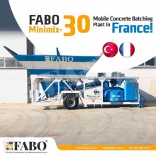 Fabo MINIMIX 30 M3/H MOBILE CONCRETE PLANT EASY TRANSPORT centrale à béton neuf