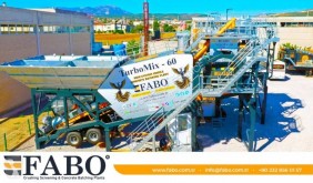 Betoniera Fabo TURBOMIX-60 CENTRALE A BETON MOBILE MEILLEUR QUALITE staţie de beton noua