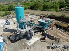 Constmach ПОЛНОСТЬЮ МОБИЛЬНЫЙ БЕТОННЫЙ ЗАВОД 30 м3 / ч ОТ CONSTMACH centrale à béton neuf
