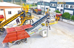 Fabo TURBOMIX-110 Mobile Concrete Batching Plant betoncenter ny