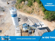 Promaxstar Mobile Concrete Batching Plant M100-TWN (100m³/h) асфальтобетонный завод новый