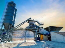 Fabo TURBOMIX-120 MOBILE CONCRETE PLANT READY IN STOCK centrale à béton neuve