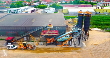 Hormigón Fabo TURBOMIX-100 Mobile Concrete Batching Plant planta de hormigón nuevo
