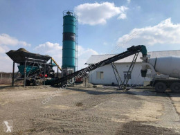 Hormigón planta de hormigón Constmach 45 M3/h Mini Mobile Concrete Batching Plant