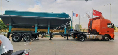 Hormigón planta de hormigón Constmach Horizontal Cement Silo | Mobile Cement Silo