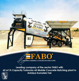 Beton Fabo TURBOMIX-60 MOBILE CONCRETE BATCHING PLANT | READY IN STOCK nieuw betoncentrale